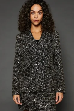 Boucle Double Breasted Blazer