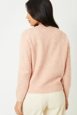Bow Appliqué Knitted Jumper