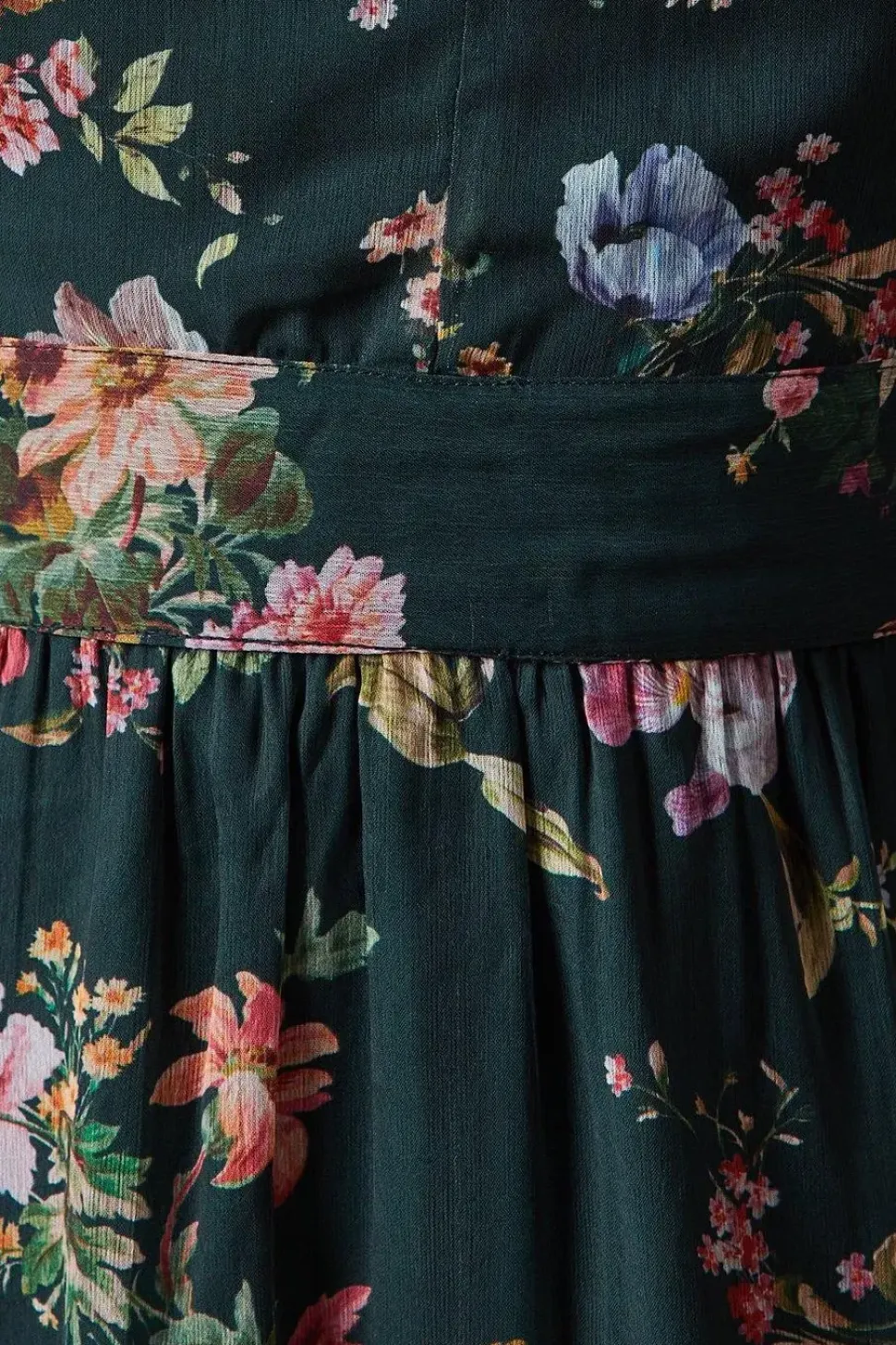 Bow Back Chiffon Midi Dress