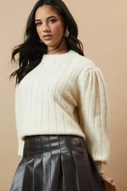 Bow Back Ribbed Jumper