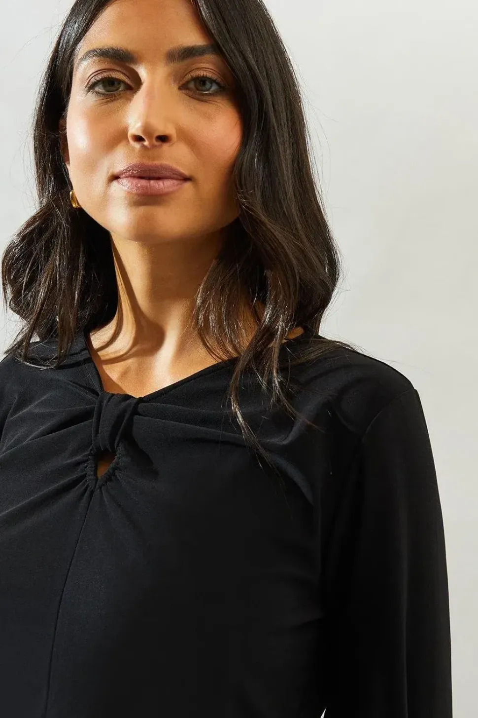 Bow Detail Jersey Top