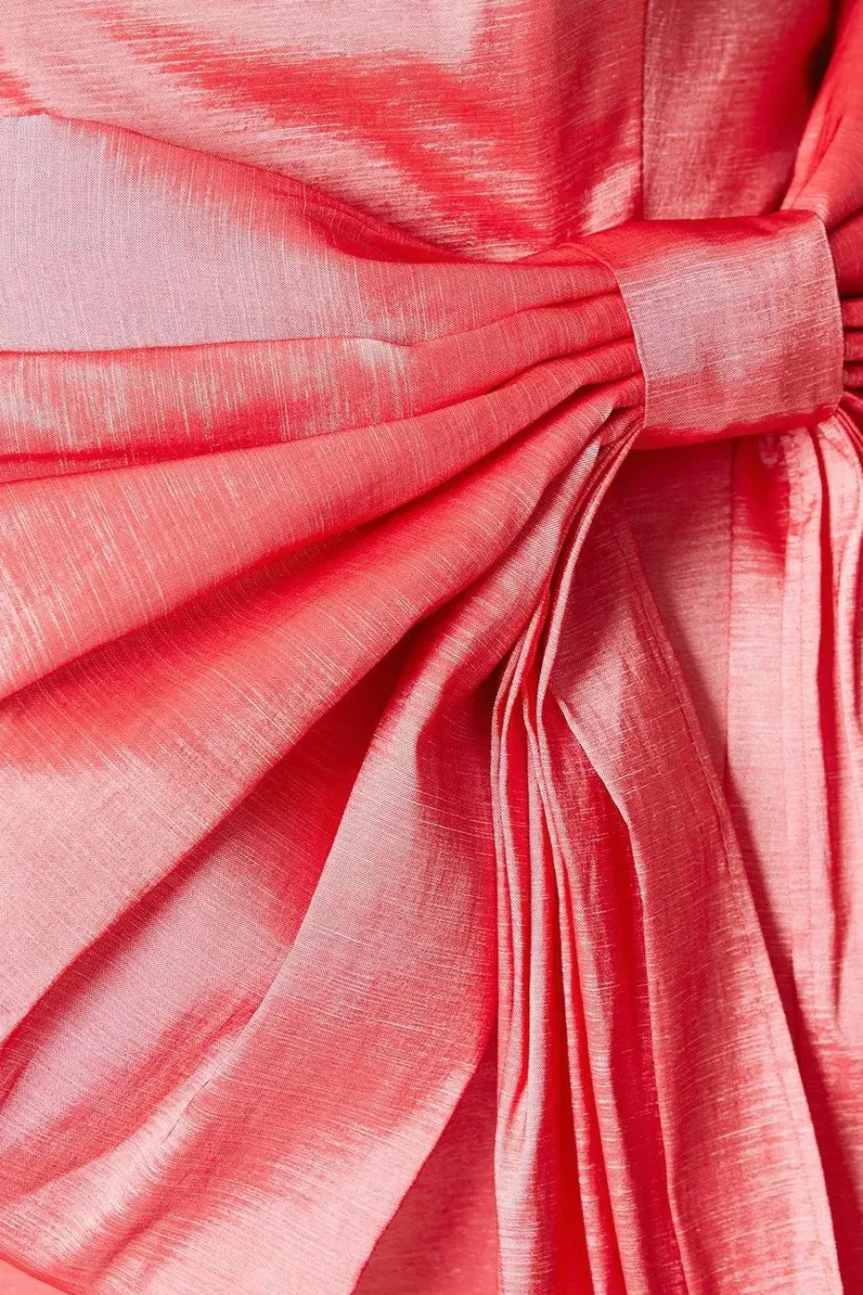 Bow Taffeta Maxi Dress