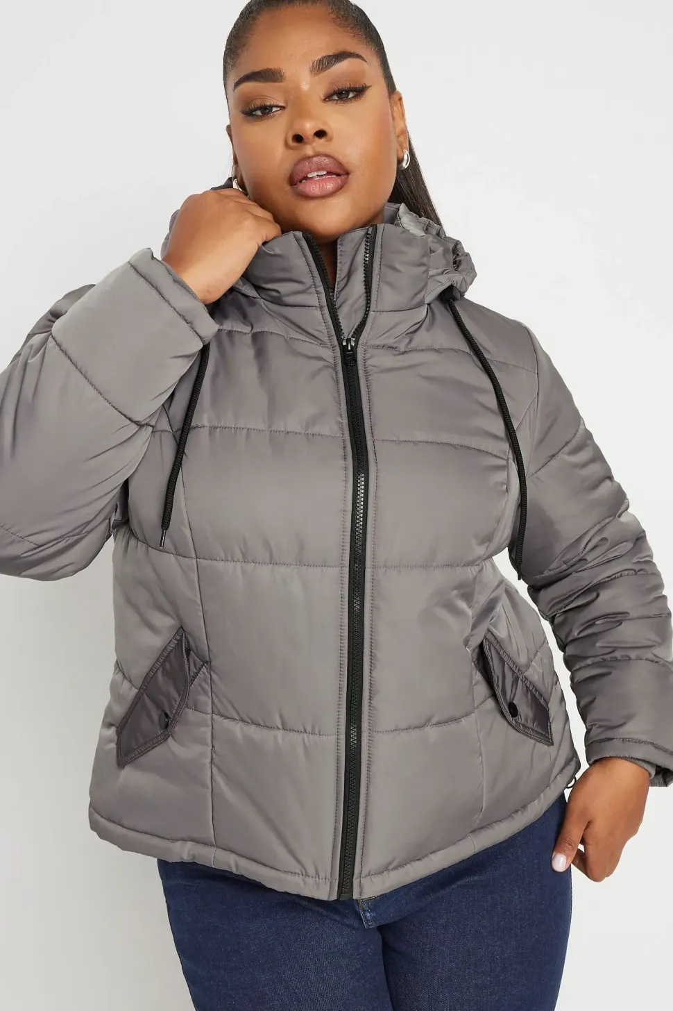 Boxy Short Padded Coat