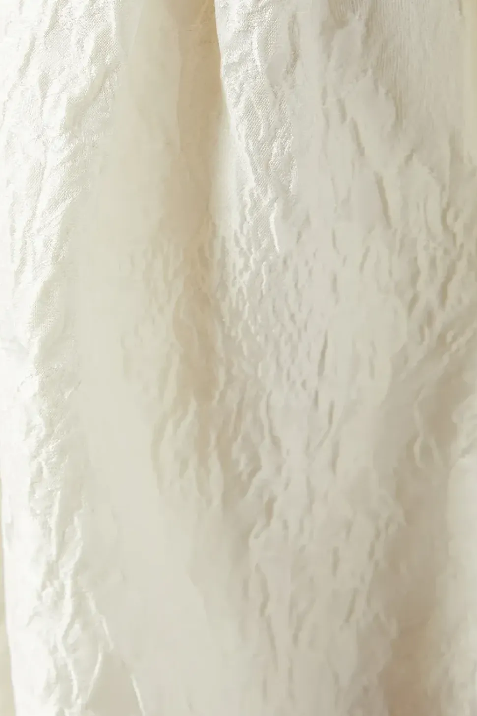 Bridal Blouson Sleeve Jacquard Mini Dress