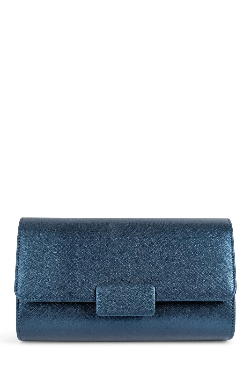 Bridal Ruched Clutch Bag With Removable Shoulder Strap