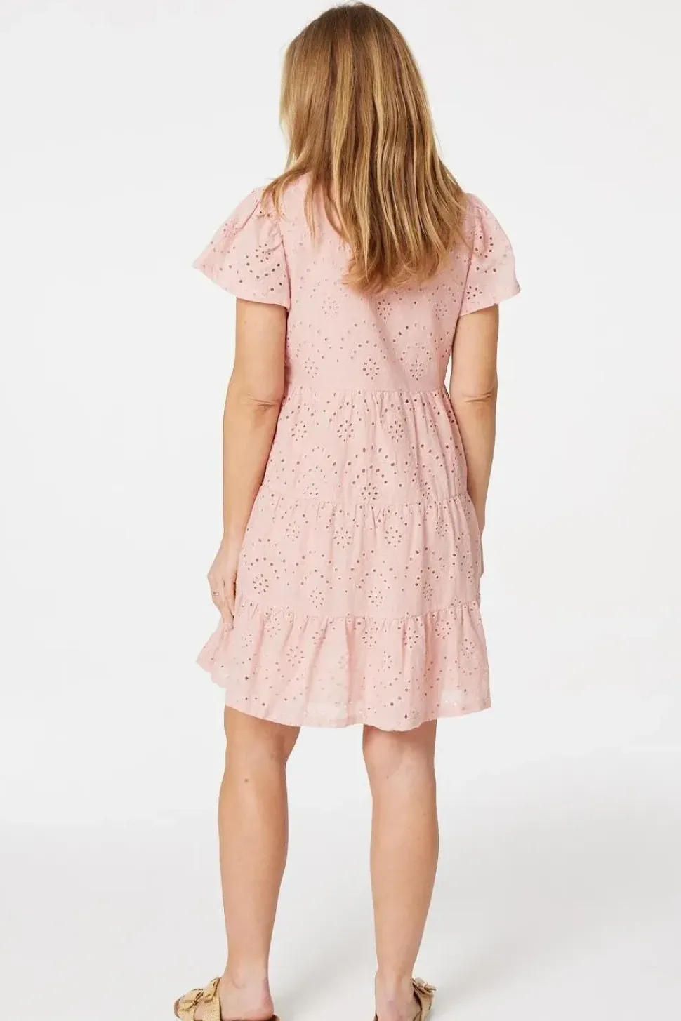 Broderie Anglaise Short Dress