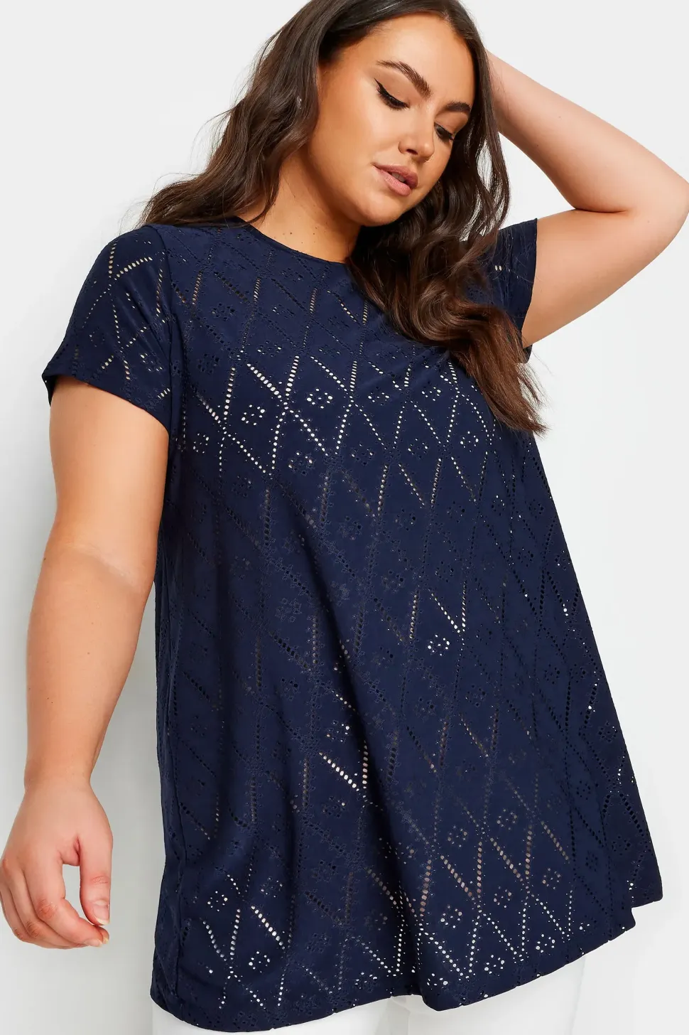 Broderie Anglaise Swing T-Shirt