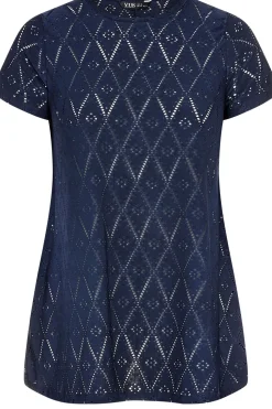 Broderie Anglaise Swing T-Shirt