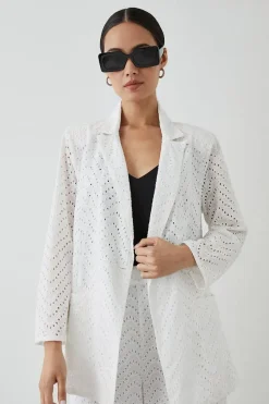Broderie Blazer 3/4 Sleeve