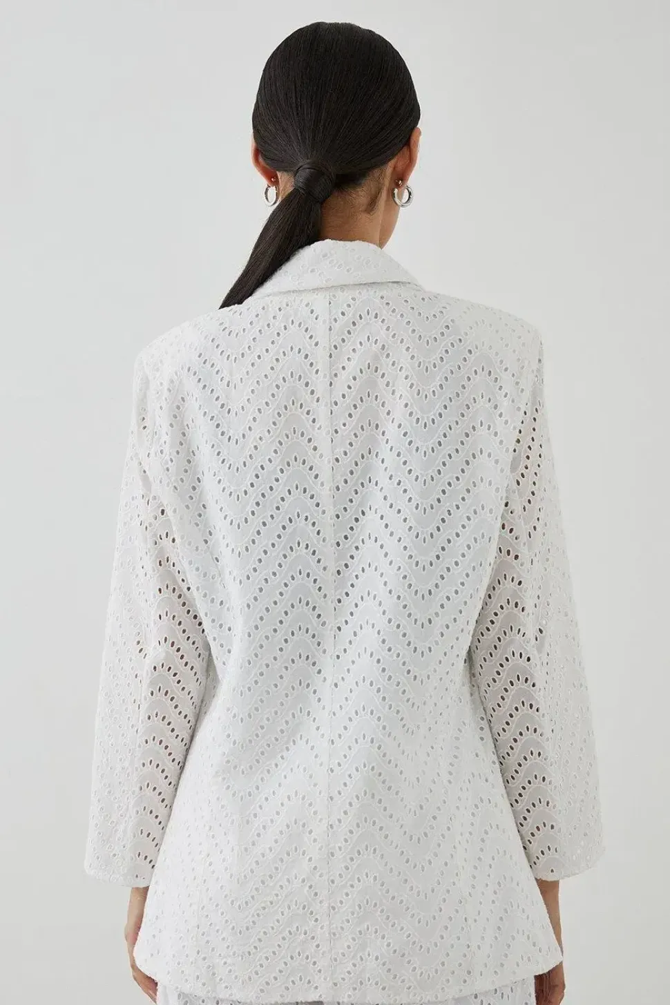 Broderie Blazer 3/4 Sleeve