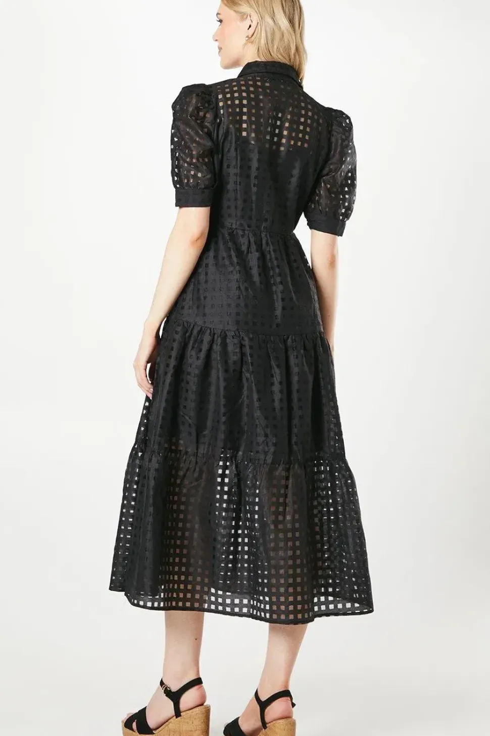 Broderie Patch Pocket Shirt Dress