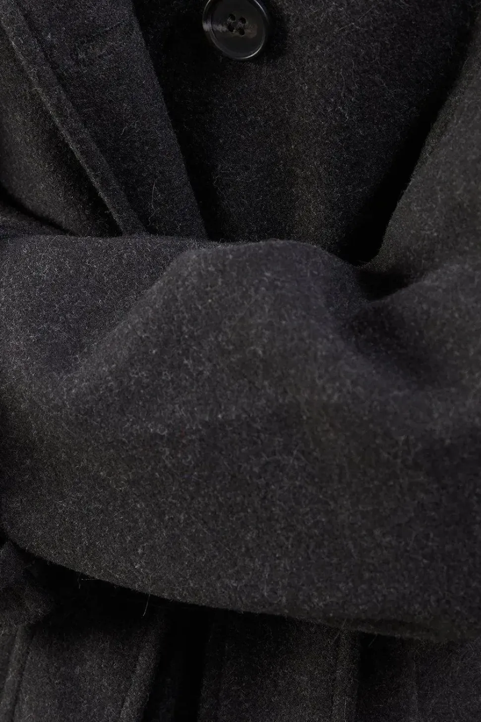 Brushed Belted Maxi Coat