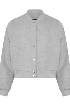 Brushed Bomber Jacket