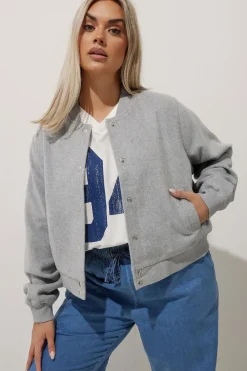Brushed Bomber Jacket