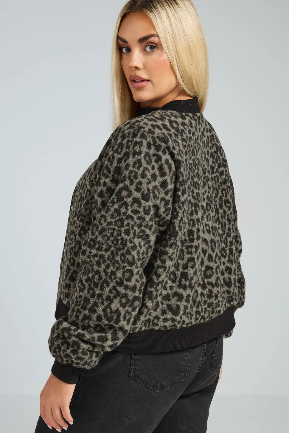 Brushed Bomber Jacket