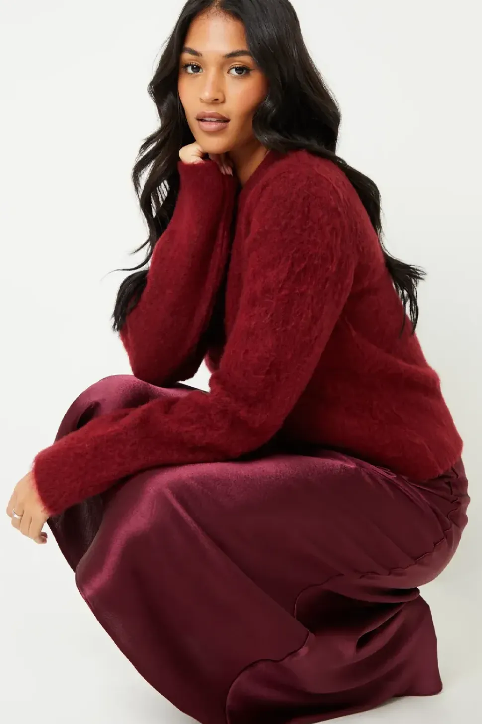 Brushed Knitted Jumper