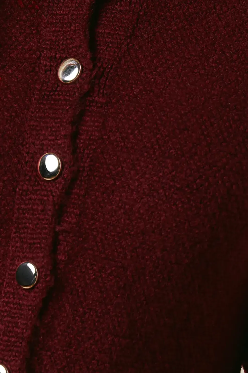 Brushed Long Sleeve Button Down Crop Cardigan