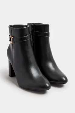 Buckle Detail Ankle Boots