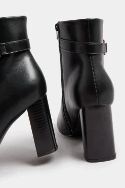 Buckle Detail Ankle Boots