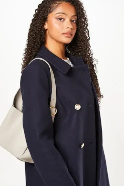 Buckle Detail Shoulder Bag