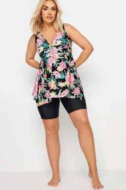 Buckle Front Tankini Top