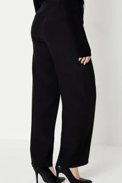 Buckle Straight Leg Trouser
