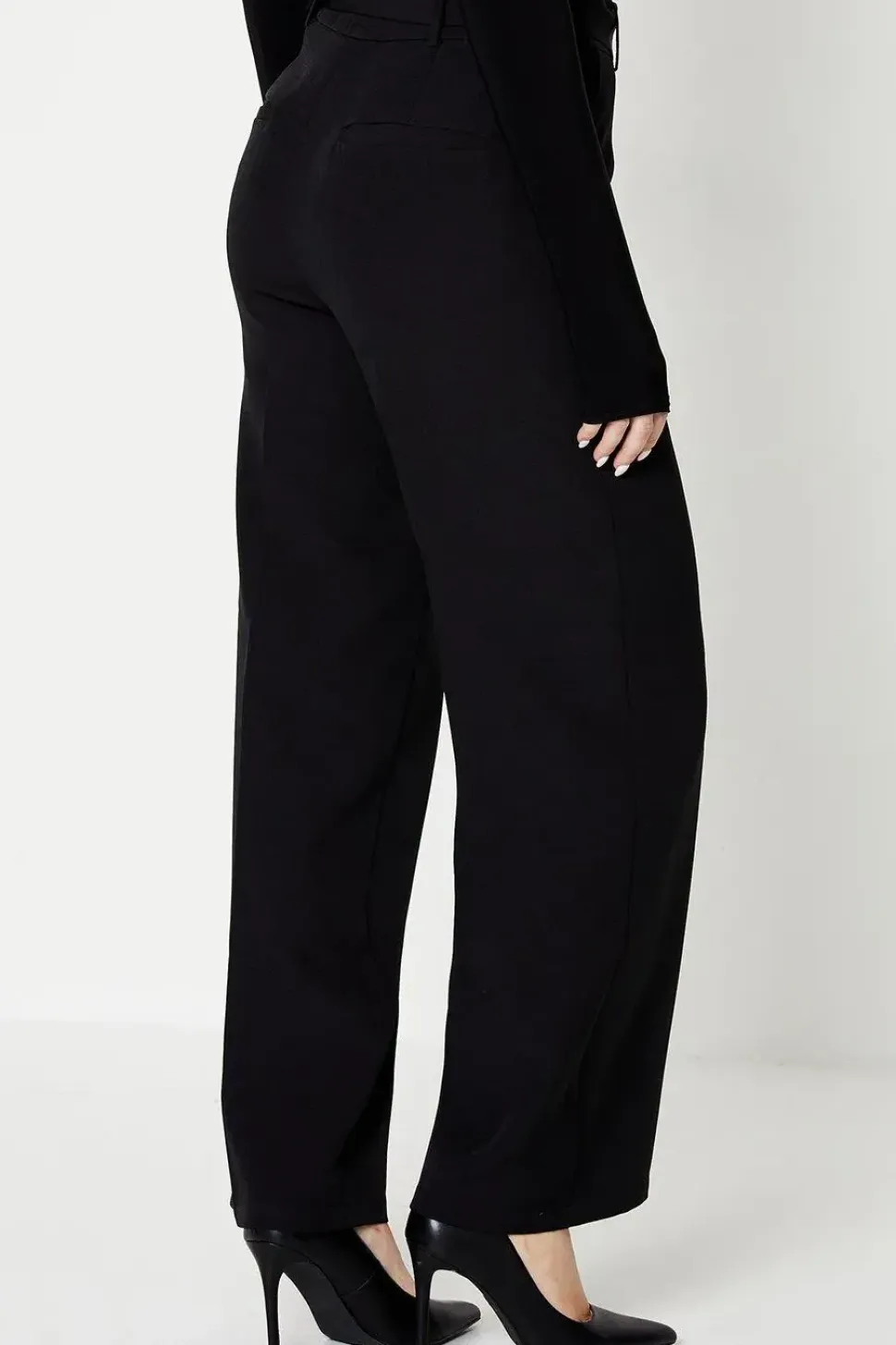 Buckle Straight Leg Trouser