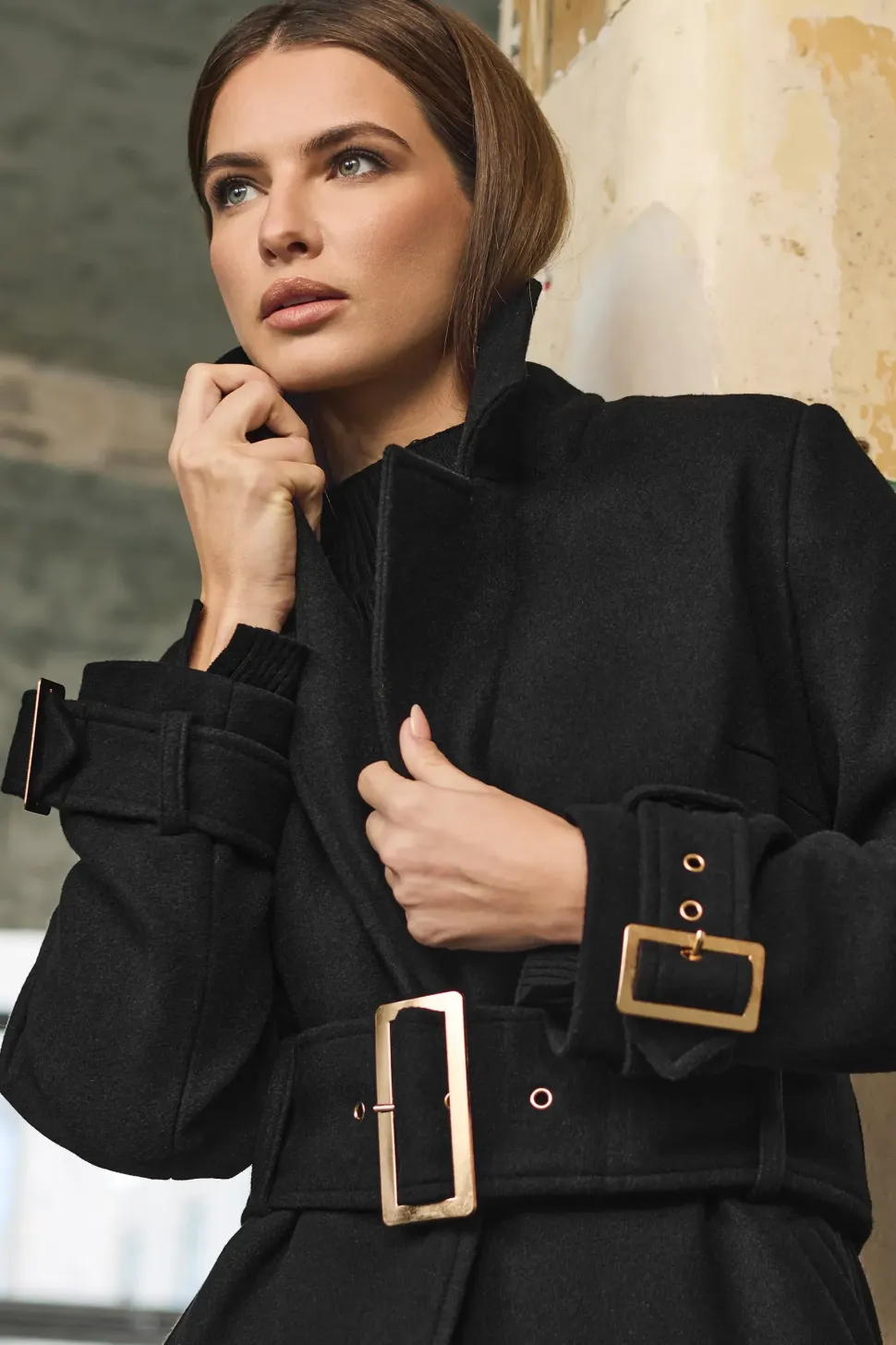 Buckle Wrap Coat