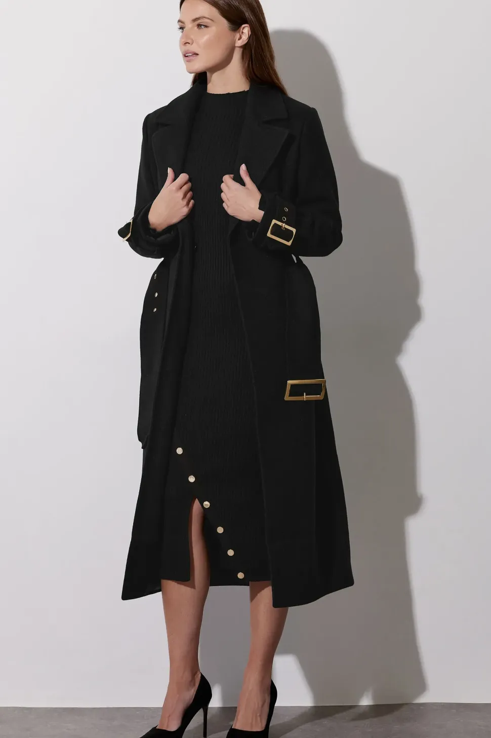 Buckle Wrap Coat
