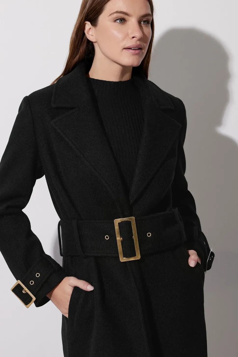 Buckle Wrap Coat