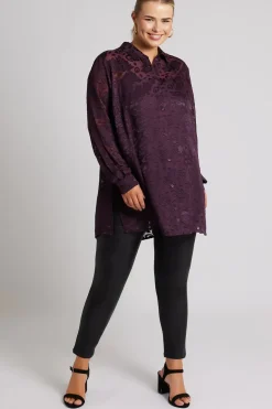 Burnout Floral Shirt