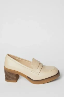 Butterfly Chunky Heeled Penny Loafer