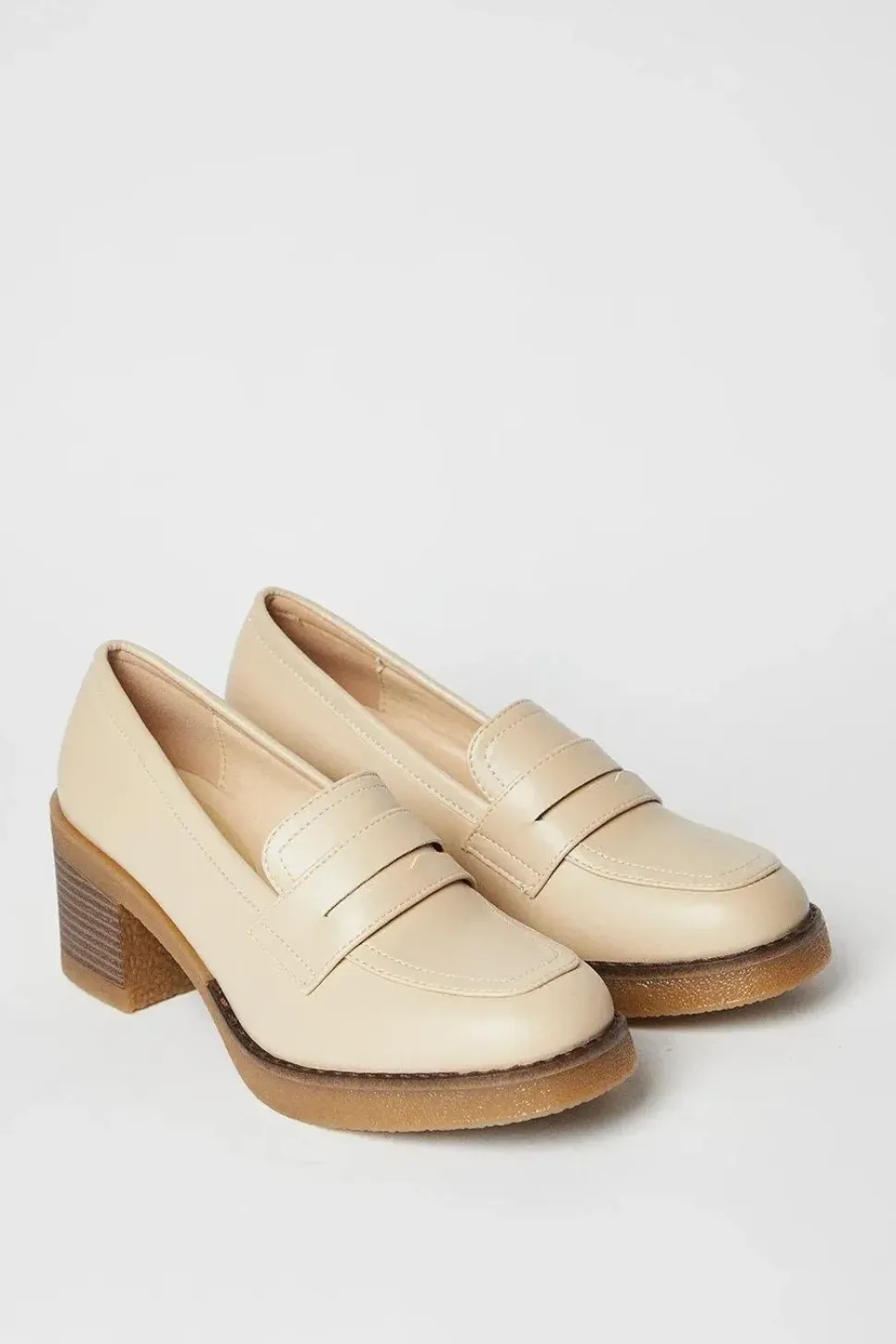 Butterfly Chunky Heeled Penny Loafer