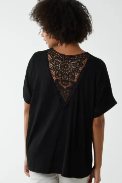 Butterfly Lace Back Top