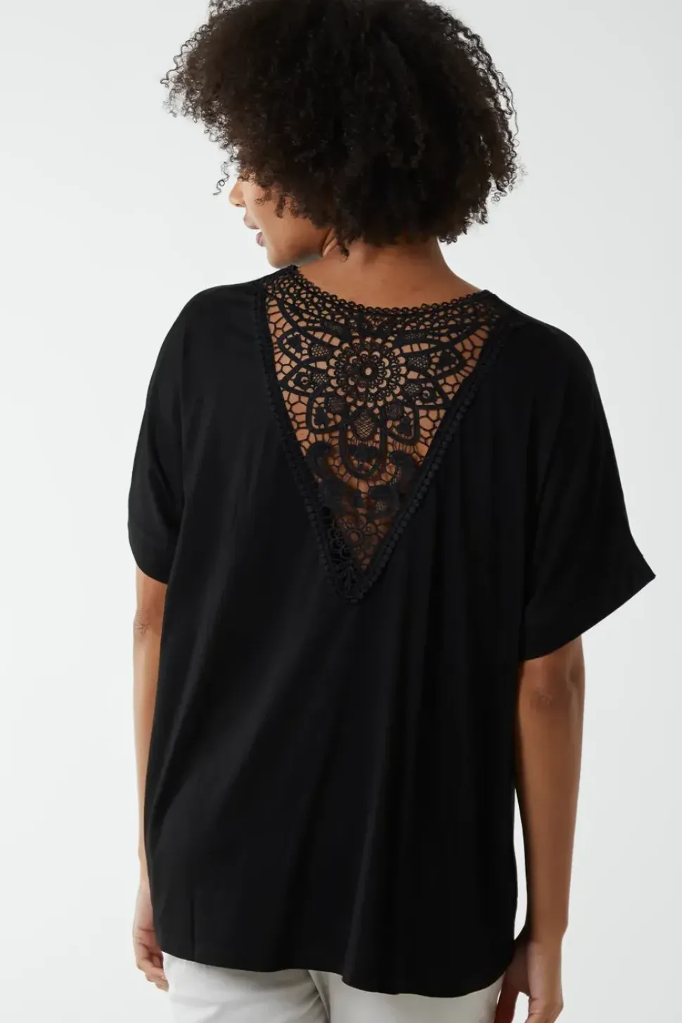 Butterfly Lace Back Top