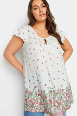 Butterfly Print Blouse
