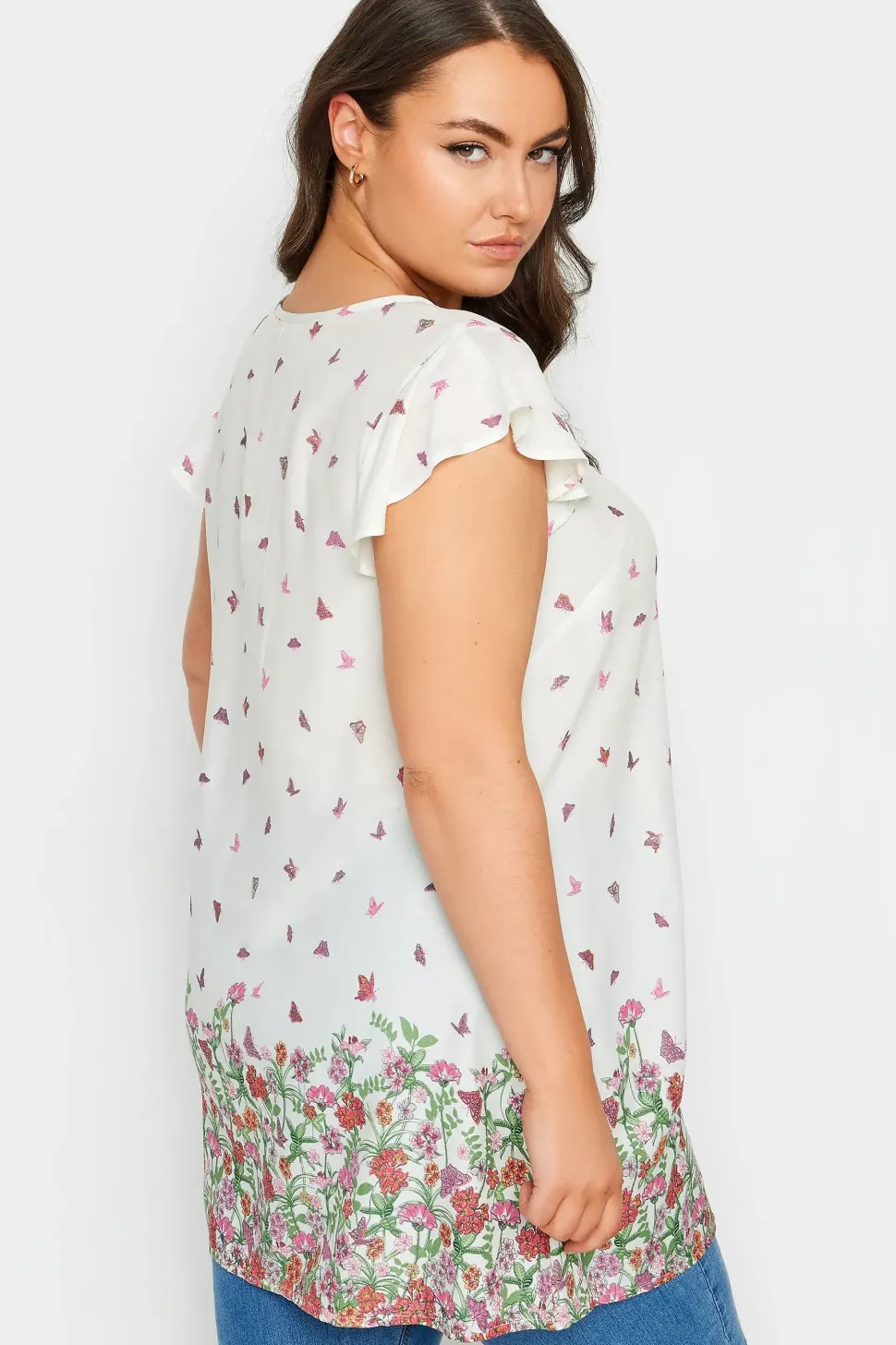 Butterfly Print Blouse