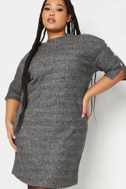 Button Detail Mini Dress