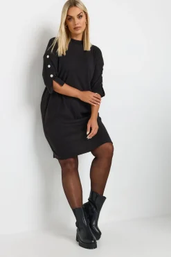 Button Detail Mini Dress