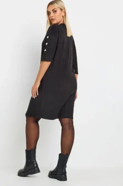 Button Detail Mini Dress