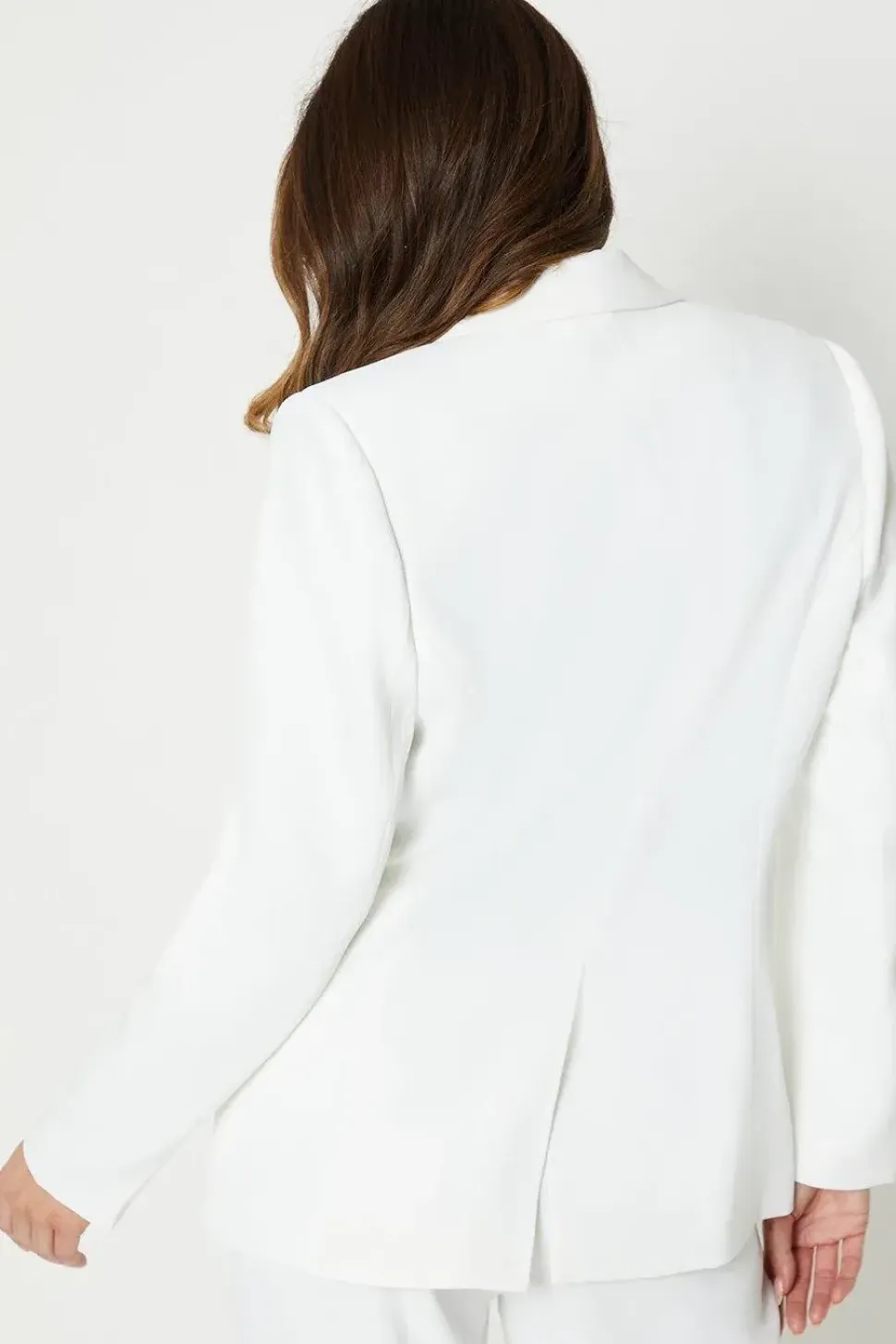 Button Detail Occasion Double Breasted Blazer