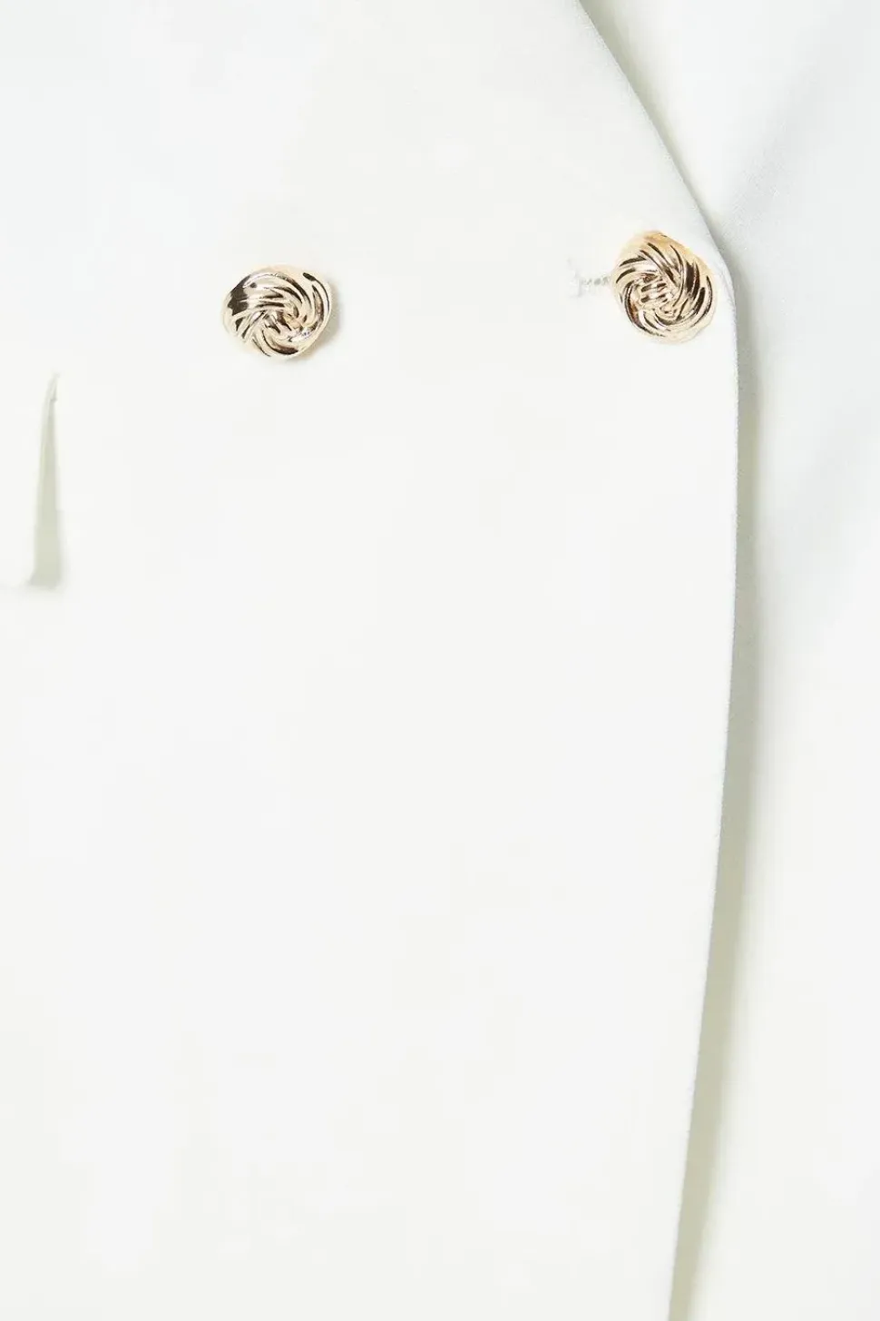 Button Detail Occasion Double Breasted Blazer