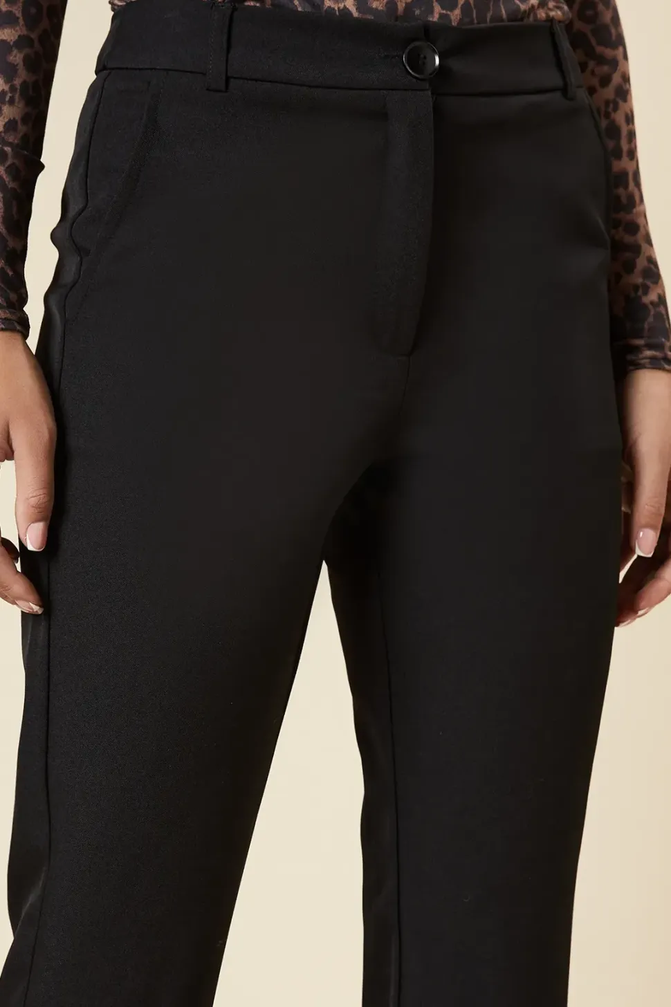 Button Front Ankle Grzer Trouser