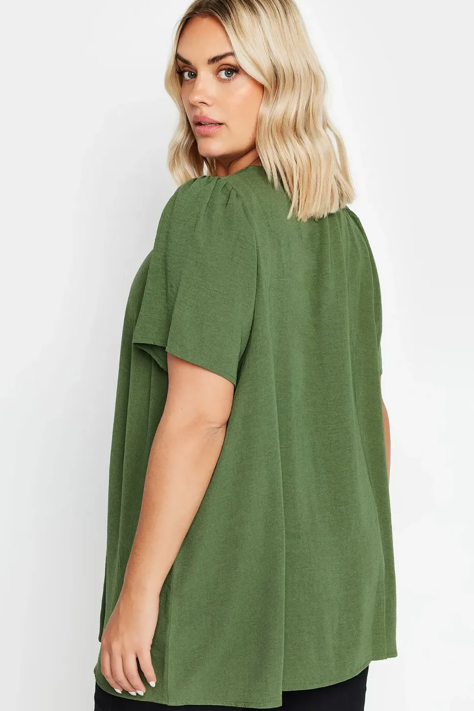 Button Front Blouse