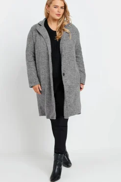 Button Front Midi Jacket