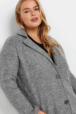 Button Front Midi Jacket