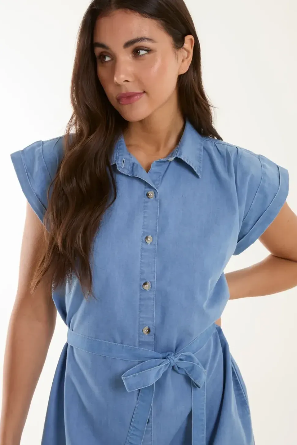 Button Front Shirt Dress