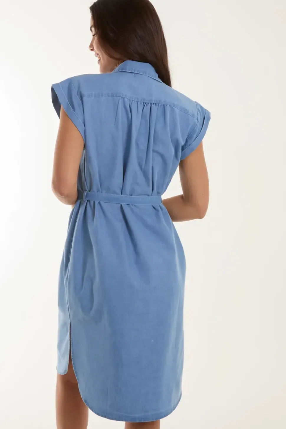 Button Front Shirt Dress