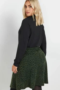 Button Front Skirt