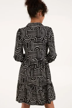 Button Front Smock Dress